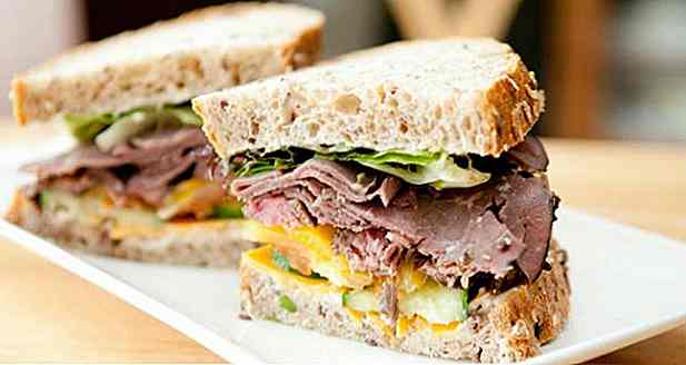 10 Recetas de Sandwich de Rosbife Light