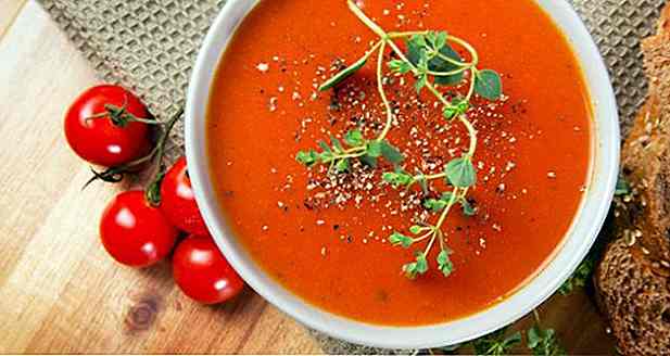7 Recetas de Sopa de Tomate Fría Light