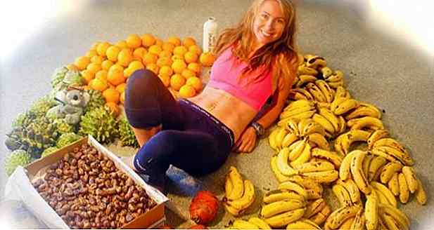 Frau, die 18kg abnimmt, die 51 Bananen pro Tag isst