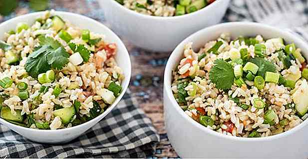10 integrale Reis Salat leichte Rezepte