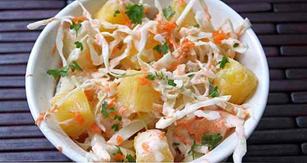 10 ricette di insalata di cavolo con luce di ananas