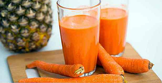 10 ricette di succo di ananas con carota per perdere peso