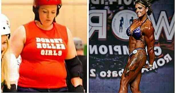 La donna perde 50 kg dopo la gravidanza e diventa la campionessa del bodybuilding