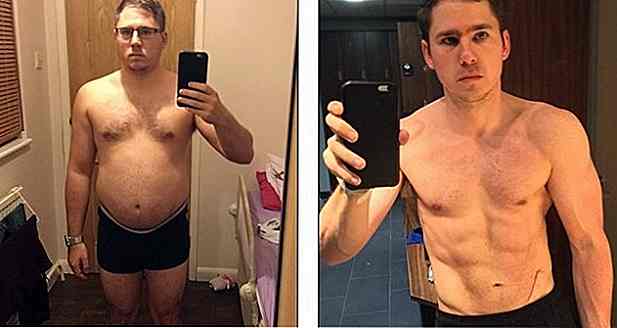Después de escuchar a la hija que parecía un viejo, el hombre pierde 22 kg en 4 meses