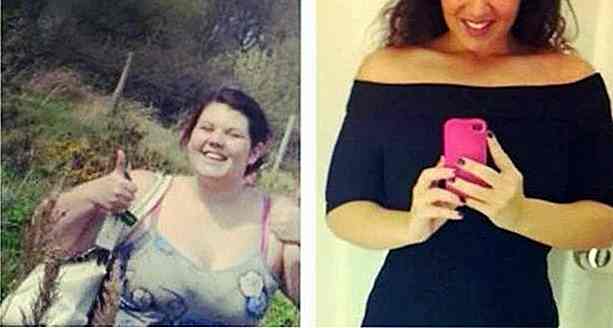 La joven pierde 57 kilogramos de fotos de sus comidas en el Instagram