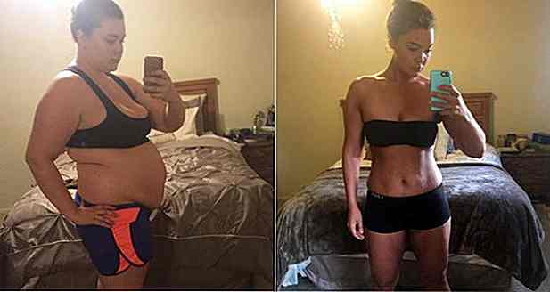 Văduva pierde 57 kg atunci când se confruntă cu temerile și se ia selfies în oglindă în fiecare zi