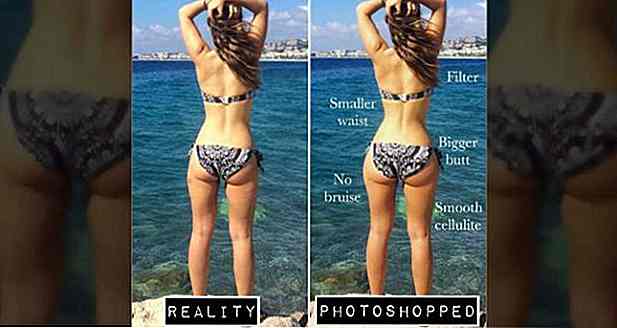 Psicóloga Blog de Fitness Explica Por qué se detuvo de seguir Quién usa Photoshop