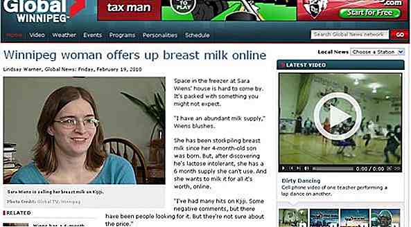 Latte materno in vendita