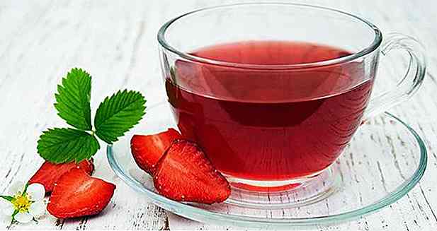 Erdbeerblatt-Tee - für was es dient, Vorteile und wie zu