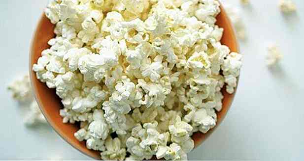 7 Vorteile von Popcorn - für was es dient und Eigenschaften