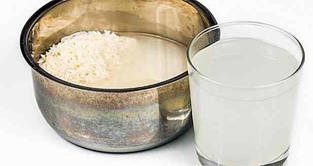 7 benefici di acqua di riso per pelle e capelli