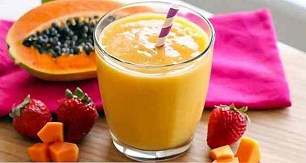 10 recettes de régime de papaye Smoothie