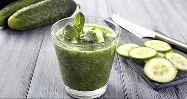 10 recettes de jus de Detox avec du concombre pour la perte de poids