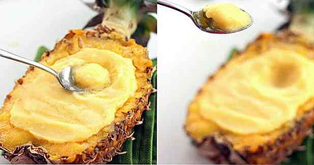 10 Rezepte für Dessert Light of Ananas