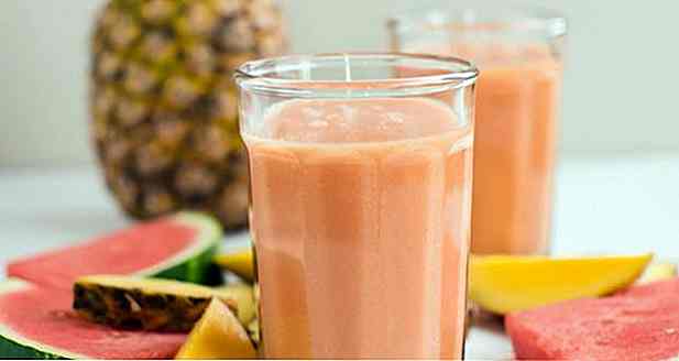 7 Rezepte für Wassermelonensaft mit Ananas - Vorteile und wie zu