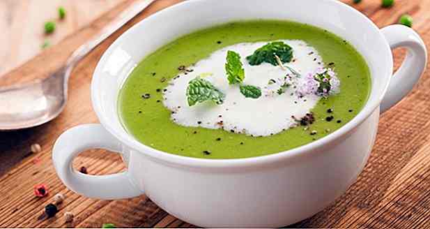 4 ricette di zuppa di piselli (poche calorie)
