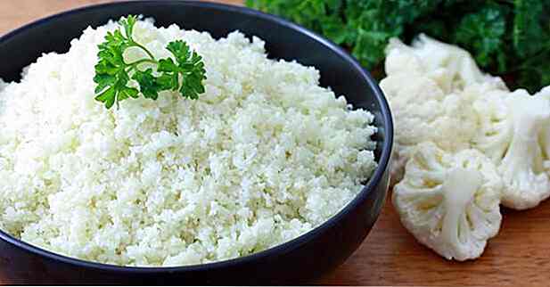Reduzieren Sie Kohlenhydrataufnahme mit diesem praktischen Blumenkohl-Reis
