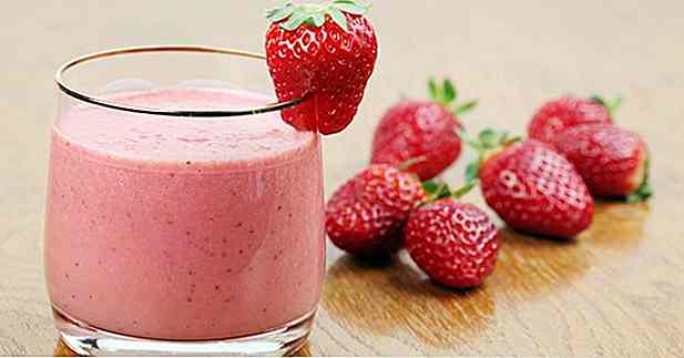 10 Rezepte von Erdbeeren mit Milch, um Gewicht zu verlieren