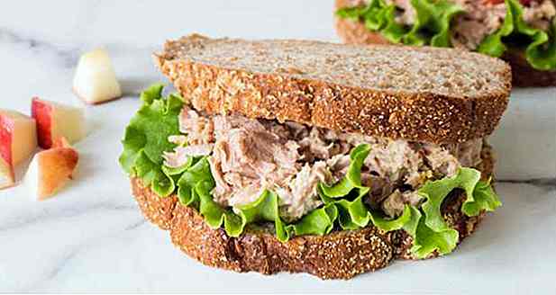 Wie man ein natürliches Thunfisch-Sandwich - 10 Rezepte bildet