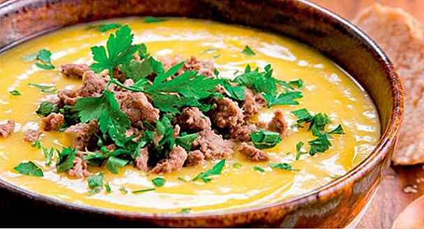 10 recettes de soupe de mandioquinha avec de la lumière de la viande