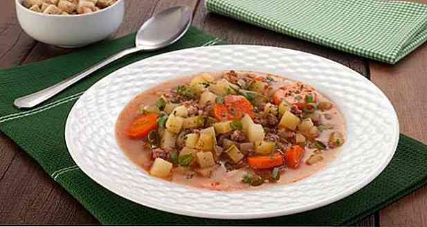 6 recettes de soupe aux légumes avec de la viande hachée