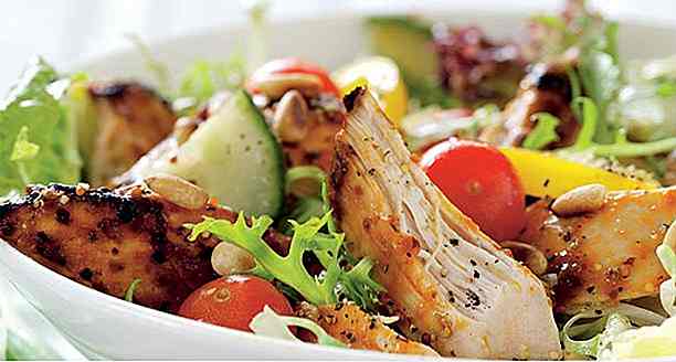 10 recettes de salade légère au poulet