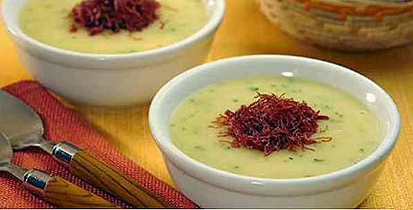 4 Rezepte der Suppe von Mandioquinha mit trockenem Fleisch Light