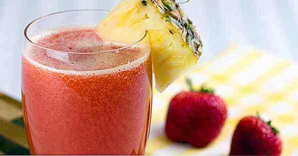 10 Rezepte für Erdbeersaft mit Ananas, um Gewicht zu verlieren