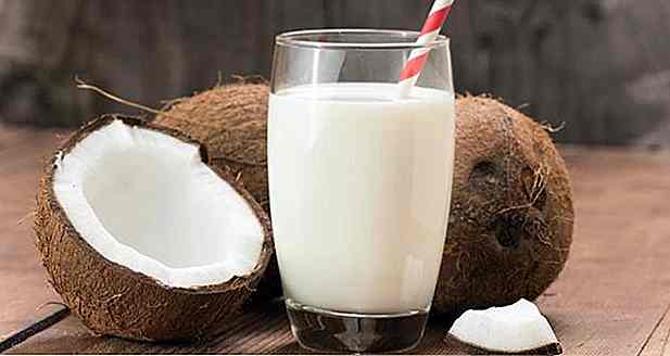 Lait de noix de coco: votre santé se développe