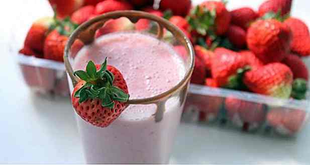 10 Erdbeersmoothie, der Rezepte abnimmt