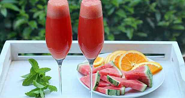 10 Wassermelonensaft-Rezepte mit Orange