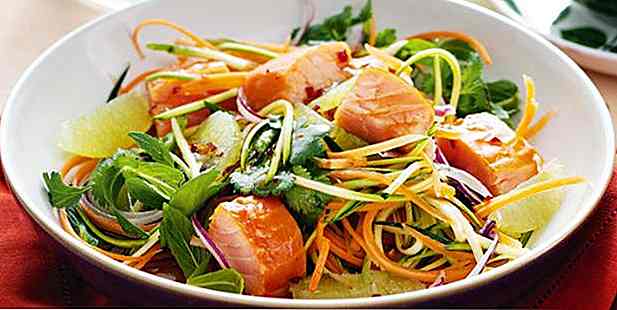 10 recettes de salade légère au saumon