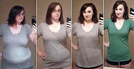 Frau, die 40 Kilogramm in 1 Jahr abnimmt, das 3 einfache Änderungen macht