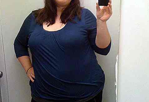 Frau ergreift und verliert 73kg in 1 Jahr