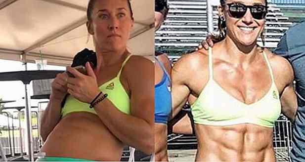 Athleten Post Fotos in verschiedenen Winkeln zu entmystifizieren die Vorher und Nachher