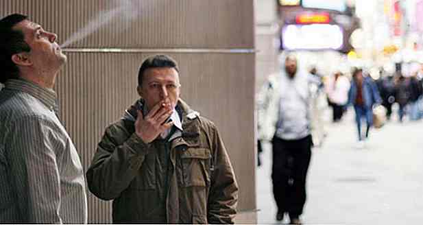 Raucher hören die Luft in geschlossenen Räumen, sogar wenn sie rauchen, sagt Study
